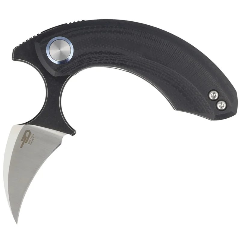 Sprawdź teraz Bestech Strelit Black G10, Satin/Black Stonewashed 14C28N by Ostap Hel Knife (BG52A-2)