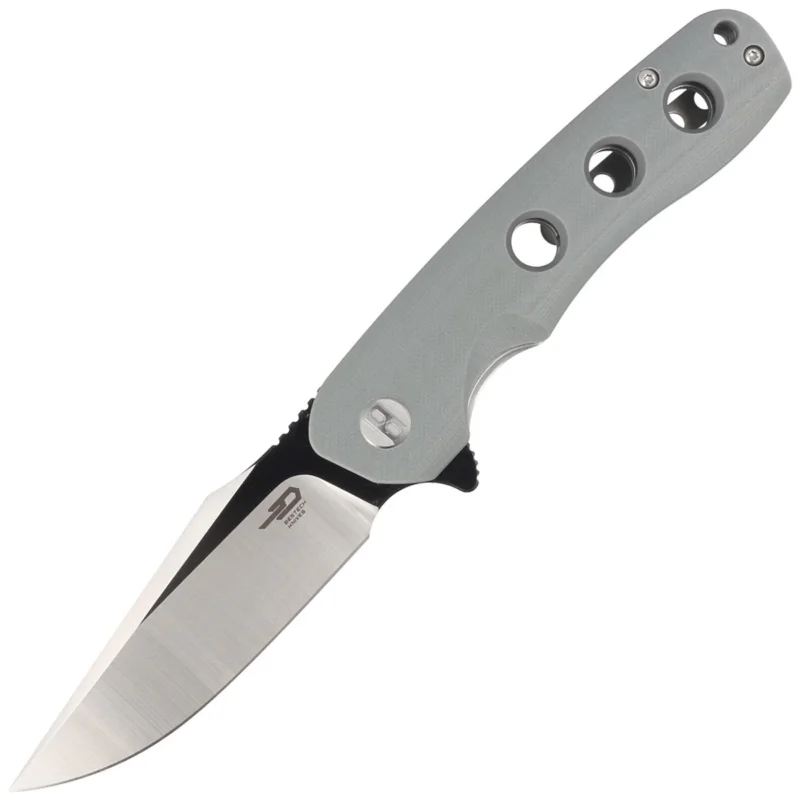 Bestech Arctic Grey G10, Black / Satin D2 knife (BG33C-1) Tani