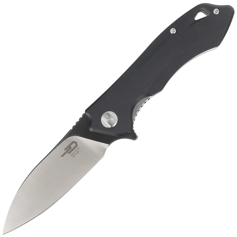 Ograniczona ilość Bestech Beluga Black G10, Black/Satin D2 Knife (BG11D-1)