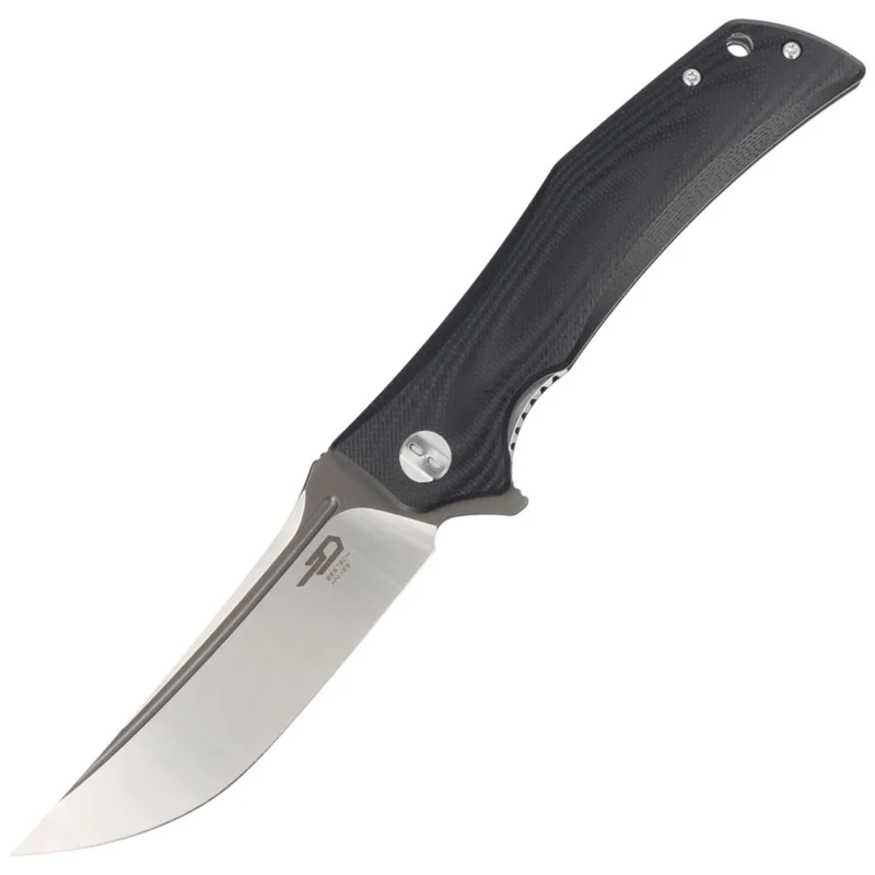 Bestech Knife Scimitar Black G10, Gray / Satin D2 (BG05A-2) Hit cenowy