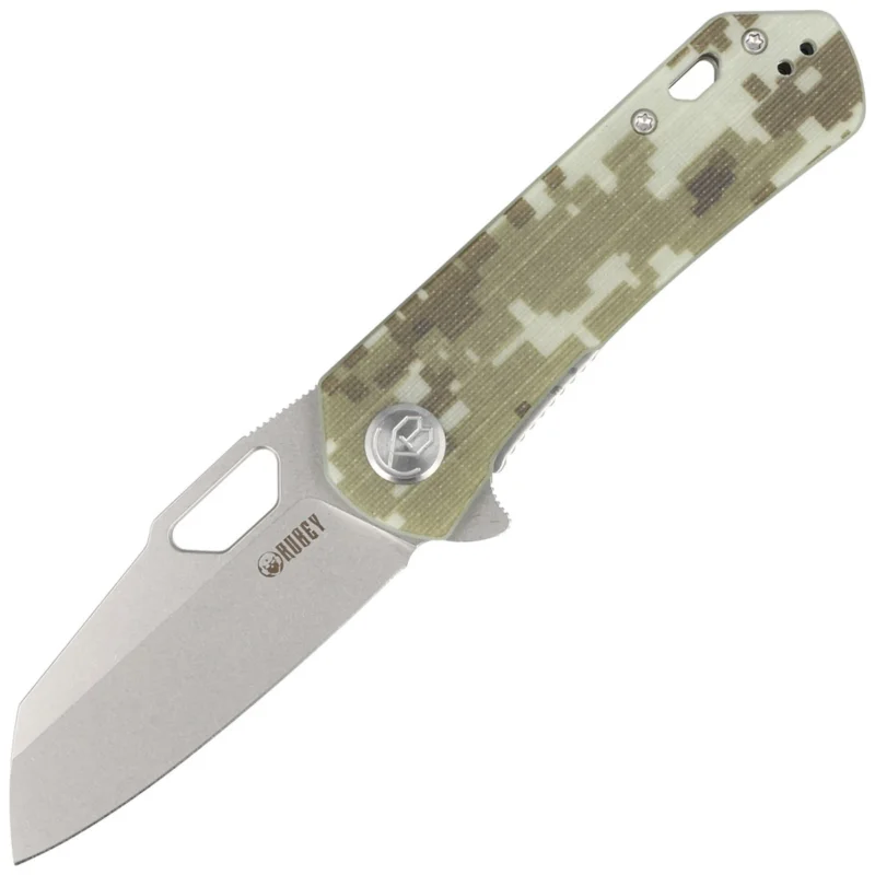 Tani Kubey Knife Duroc Camo G10, Bead Blasted AUS-10 by Colin Maisonpierre (KU332J)
