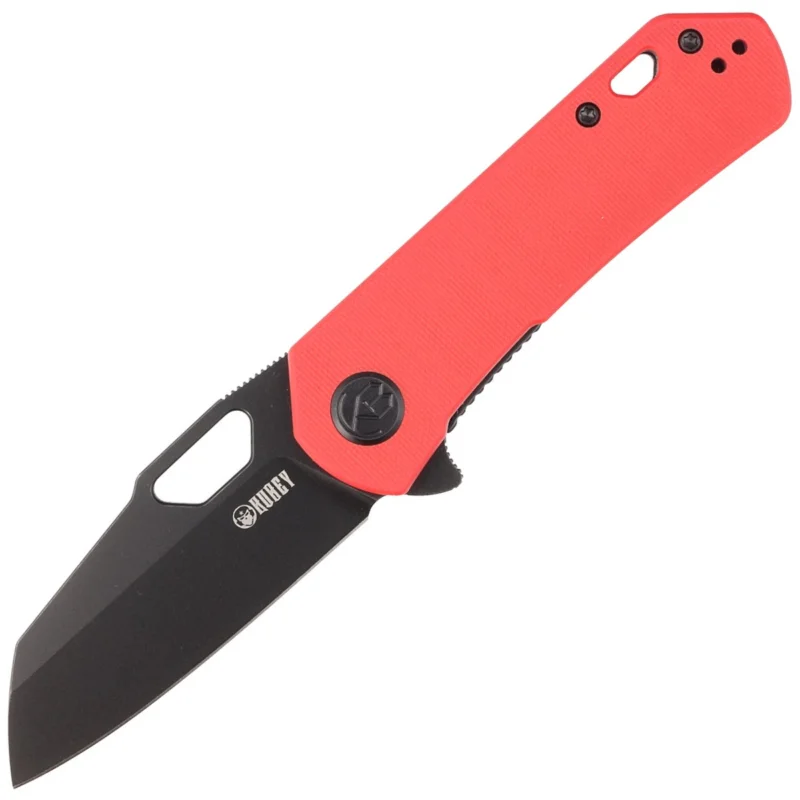 Tylko dziś Kubey Duroc Red G10, Black Stonewashed AUS-10 by Colin Maisonpierre (KU332F)