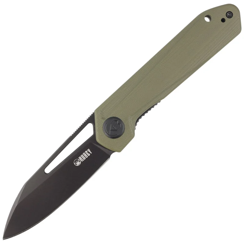 Wyjątkowa oferta Nóż składany Kubey Royal Green G10, Dark Stonewashed D2 by Colin Maisonpierre (KU321F)
