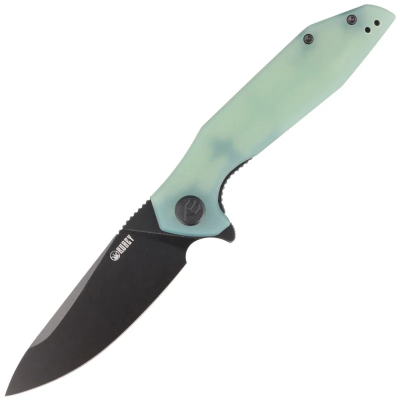 Zamów teraz Nóż składany Kubey Nova LL KU117G Jade G10, Blackwashed D2