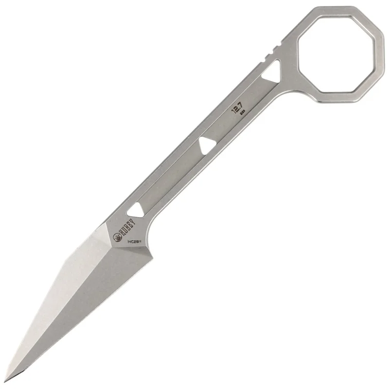 Nóż Kubey Knife 12.7 Arrow Steel Handle, Bead Blasted 14C28N by HYDRA Design (KU364) Tylko dziś