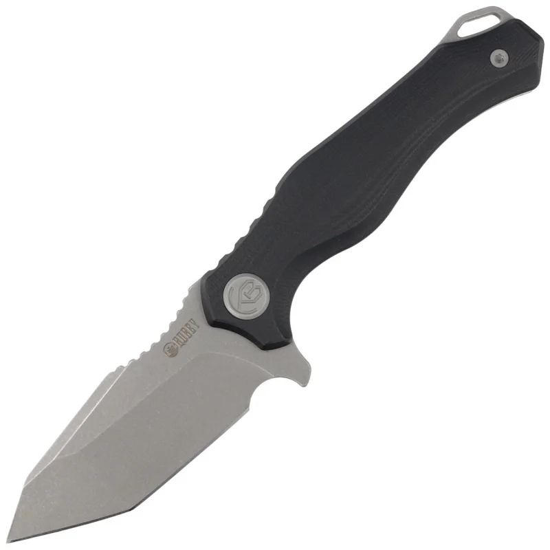 Kubey Knife Golf Black G10, Stonewashed AUS-10 (KU230E) Zniżka