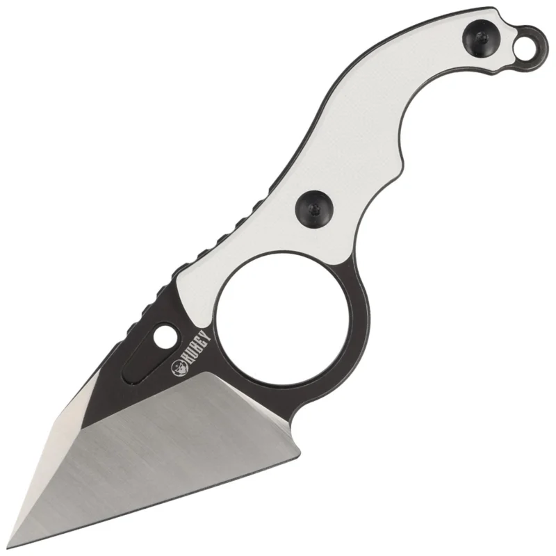 Cena promocyjna Nóż Kubey Hippocam KU166C Ivory G10, Satin/Blackwashed D2