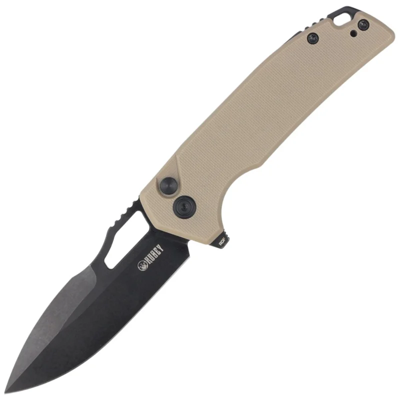Nóż składany Kubey Knife RDF Tan G10, Blackwash AUS-10 by HYDRA Design (KU316F) Do wyczerpania zapasów