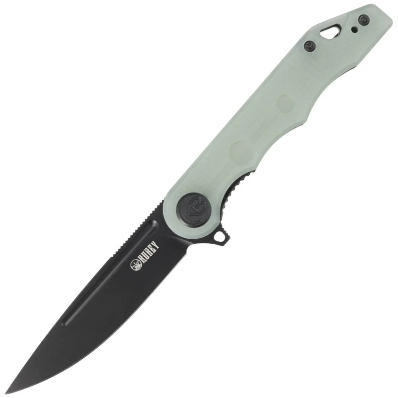 Okazja Kubey Knife Mizo Jade G10, Bead Blast AUS-10 by Tiguass (KU312G)