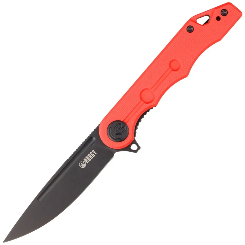 Nóż składany Kubey Knife Mizo Red G10, Blackwashed AUS-10 by Tiguass (KU312C) Ograniczona ilość