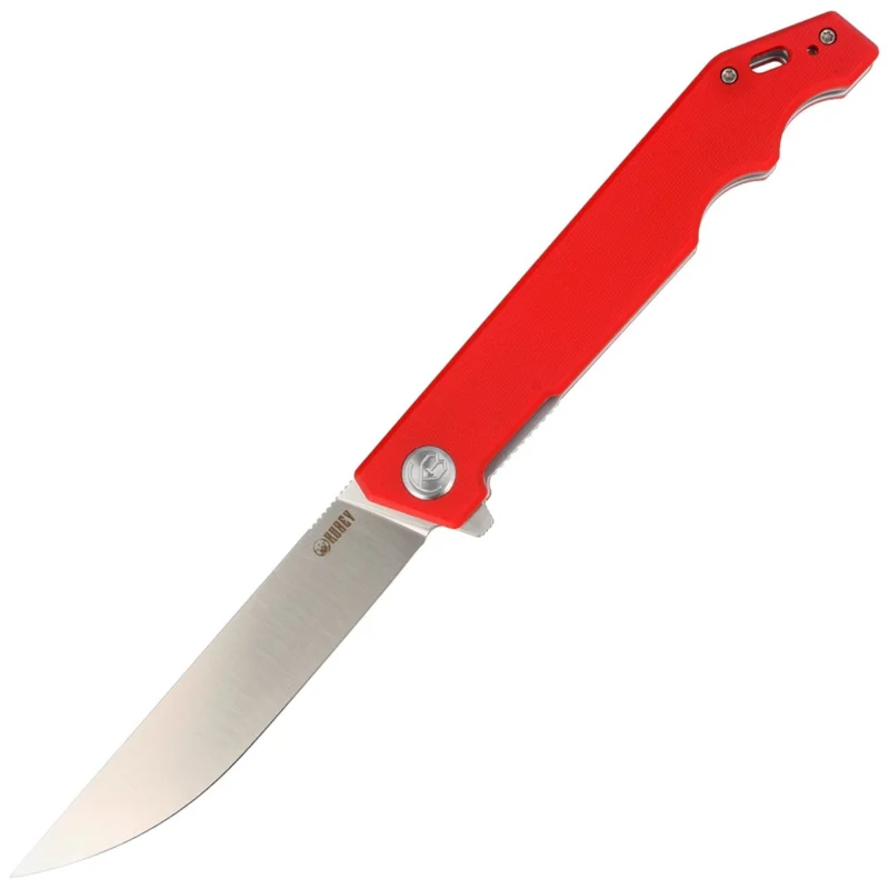 Darmowa dostawa Nóż składany Kubey Knife Pylades Red G10, Satin AUS-10 (KU253F)