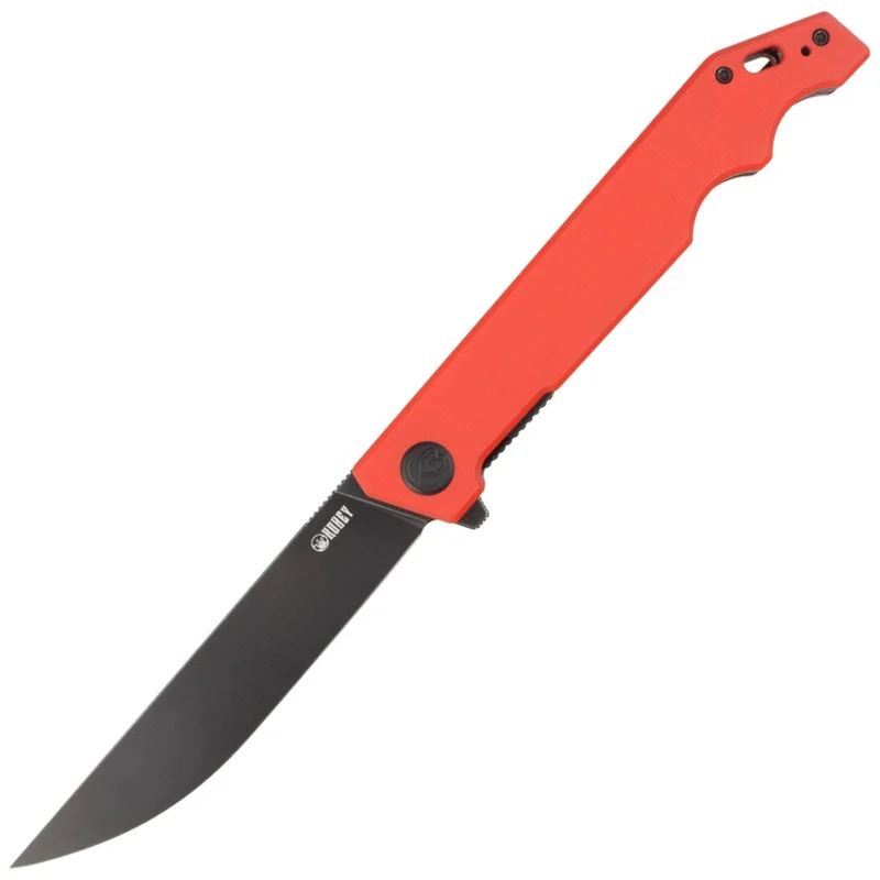Niska cena Kubey Knife Pylades Red G10, Blackwash AUS-10 (KU253B)