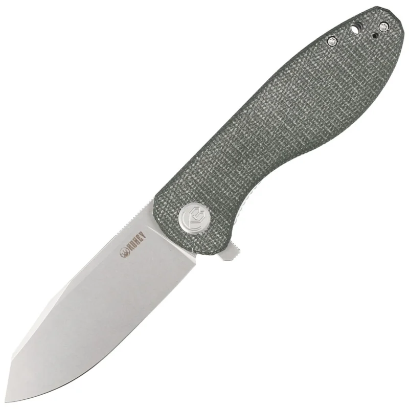 Kubey Knife Master Chief Green Micarta, Bead Blast AUS-10 by Keanu Alfaro (KU358I) Zamów teraz