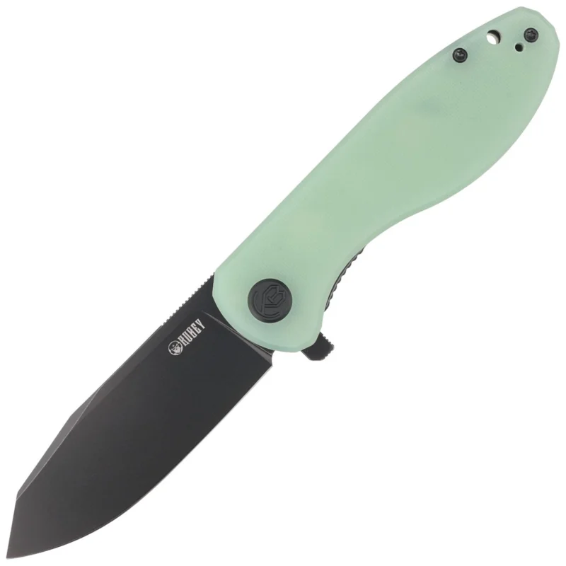 Nóż składany Kubey Knife Master Chief Jade G10, Blackwashed AUS-10 by Keanu Alfaro (KU358D) Hit cenowy