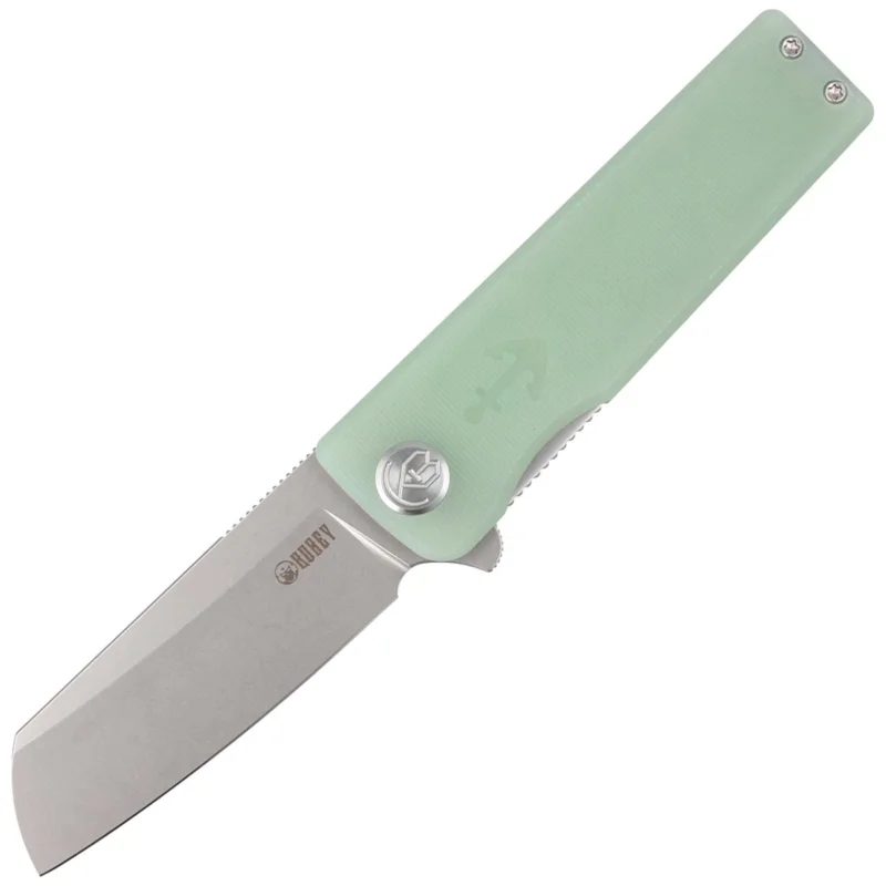 Nóż składany Kubey Sailor Jade G10, Beadblasted AUS-10 by Sekira Sochi (KU317E) Promocja