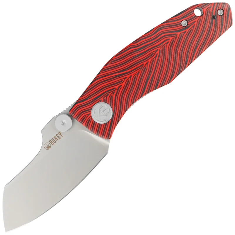 Wyprzedaż Nóż składany Kubey Knife Monsterdog Black/Red G10, Bead Blasted N690 by Dmitry Osarenko (KU337F)