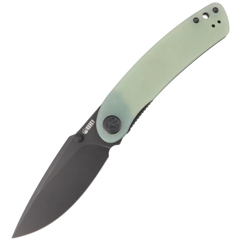 Sprawdź teraz Kubey Knife Momentum Jade G10, Dark Stonewashed AUS-10 by Sherif Manganas (KU344J)