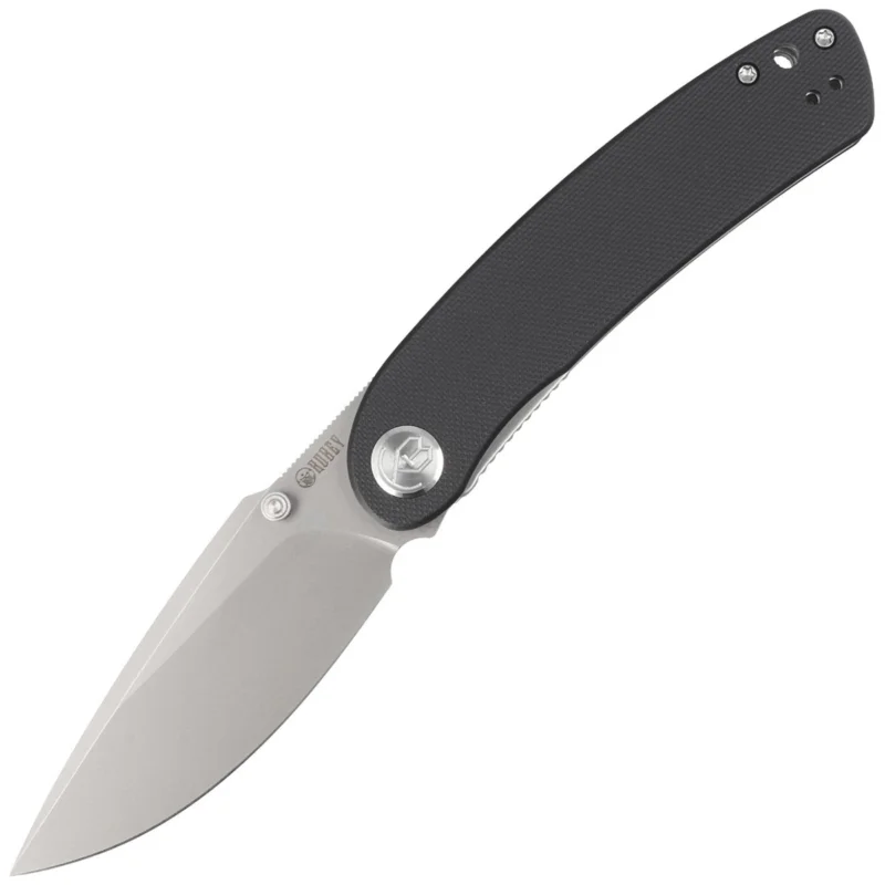 Bezpieczne zakupy Kubey Knife Momentum Black G10, Bead Blasted AUS-10 by Sherif Manganas (KU344H)