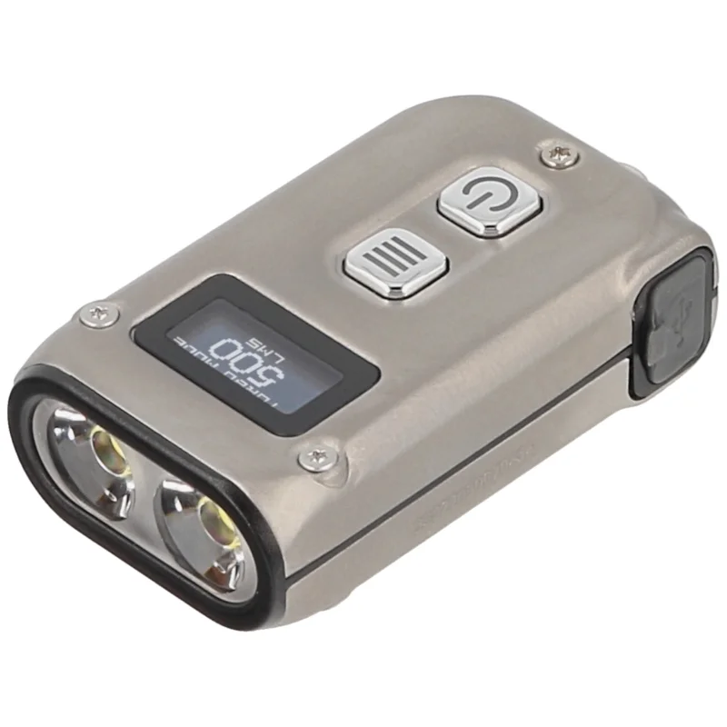 Bezpieczne zakupy NiteCore pendant flashlight 500lm, Li-ion Battery / 280mAh, titanium (TINI2 Ti)