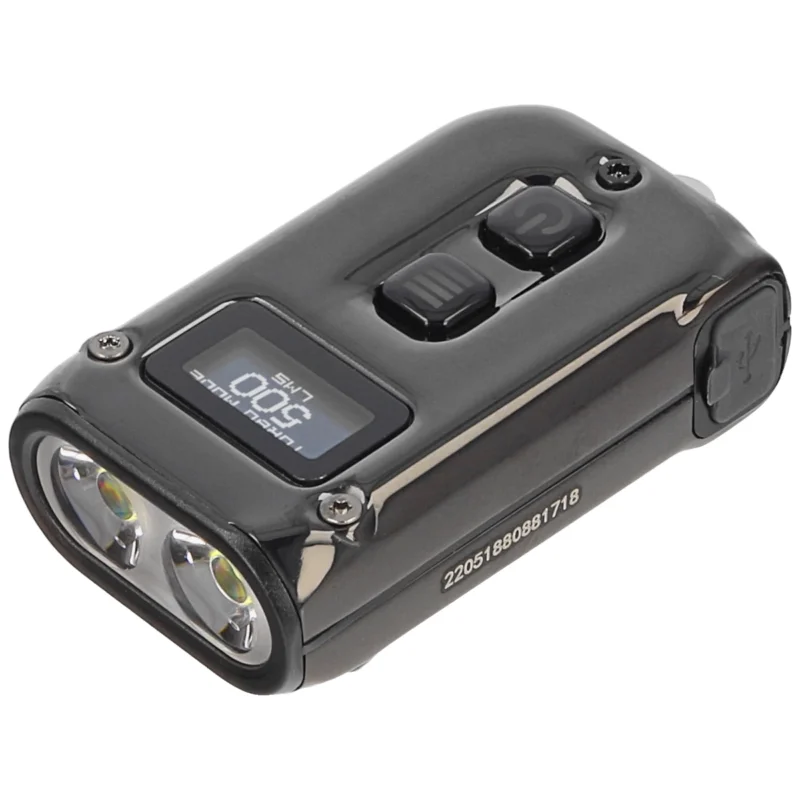 Premium NiteCore TINI2 SS Stainless Steel 500 lm flashlight, Li-ion Battery/280mAh