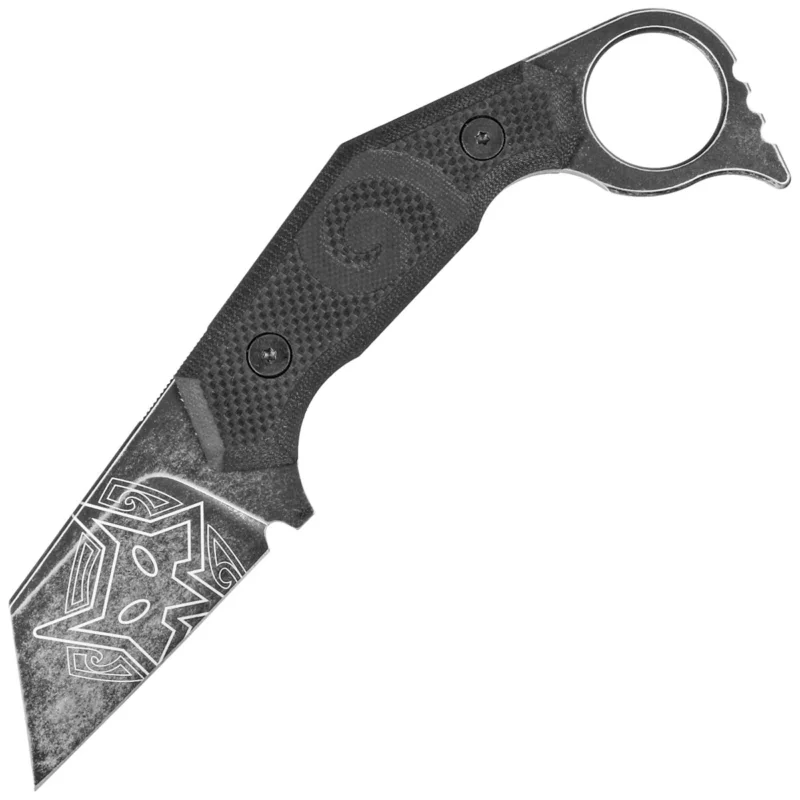 Nóż FOX Toa Karambit Black G10, Black Idroglider N690Co by Jared Wihongi (FX-652) Oferta limitowana
