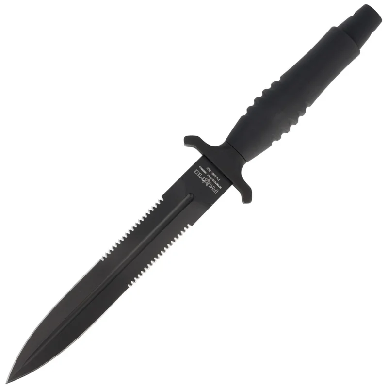 Nóż FOX Veleno Black Aluminium, Black Top Shield N690Co (FX-596 AF) Rabat