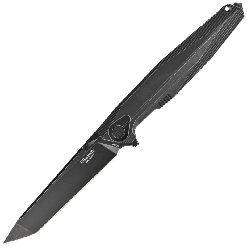 Sprawdź teraz Nóż składany Rike Knife RK1707T-BS Black Stonewashed Titanium, Black Stonewashed M390