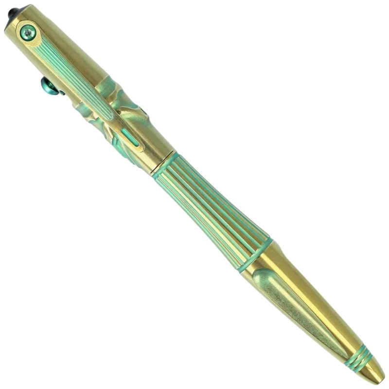 RikeKnife Tactical Pen Gold / Green Titanium (RK-TR02-GG) Obniżka ceny