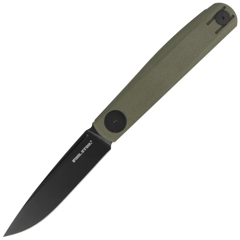Sprawdź teraz Real Steel Knives Gslip Compact Green G10, Black VG-10 by Ostap Hel (7866)