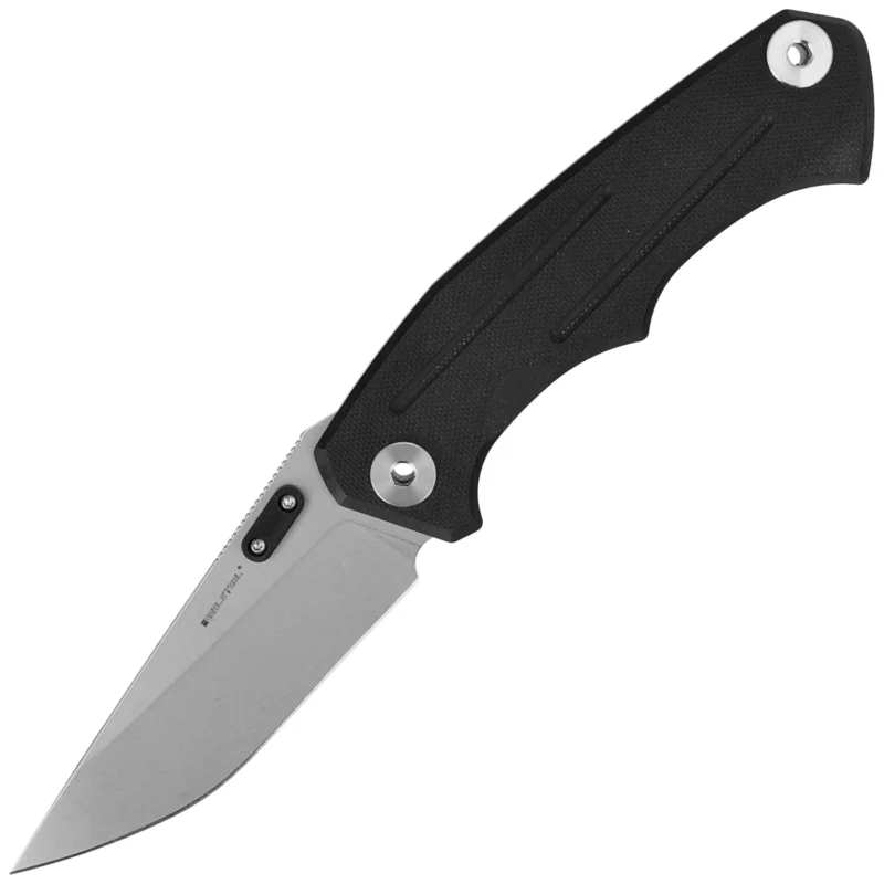 Oferta Nóż składany Real Steel Crusader Black G10, Stonewashed 14C28N by Poltergeist Works (7441)