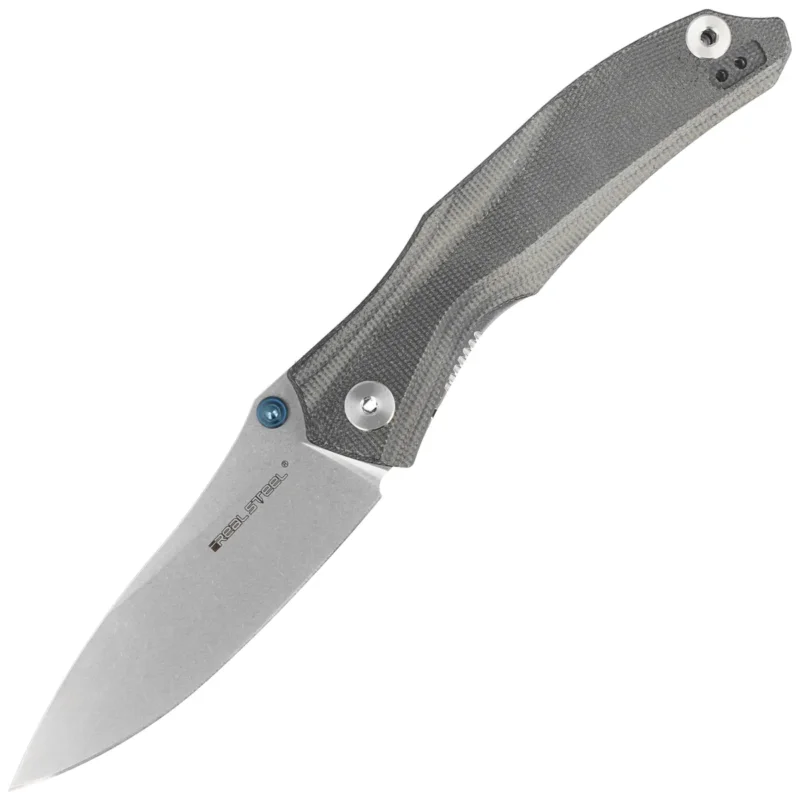 Okazja Real Steel Horus Black G10/Micarta, Stonewashed 14C28N by Uli Hennicke (7435)