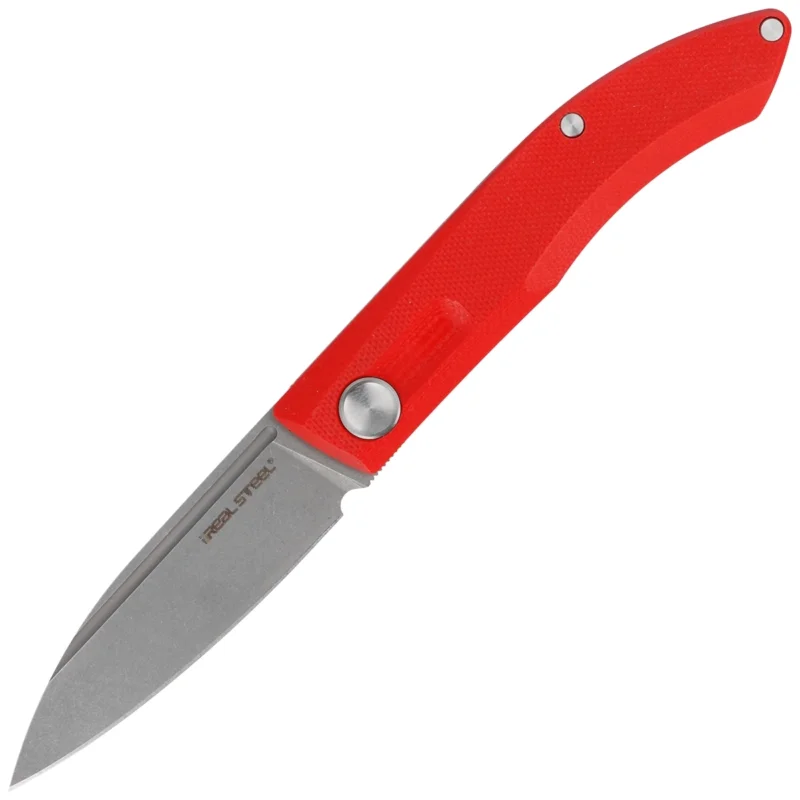 Darmowa dostawa Nóż składany Real Steel Stella Red G10, Greywash VG-10 by Poltergeist Works (7053)