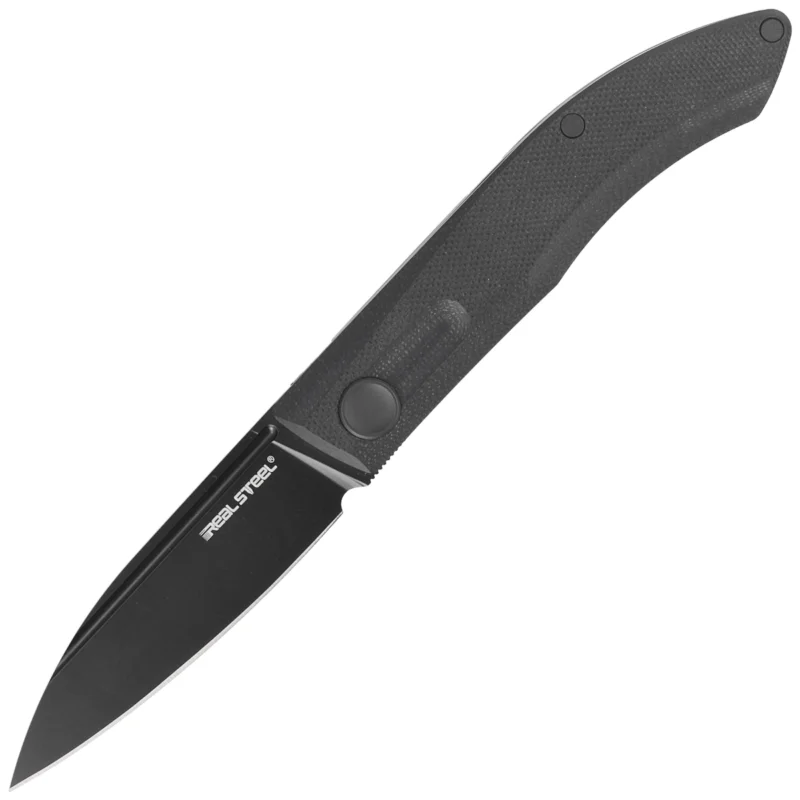 Najlepsza cena Nóż składany Real Steel Stella Black G10, Blackwash VG-10 by Poltergeist Works (7051B)
