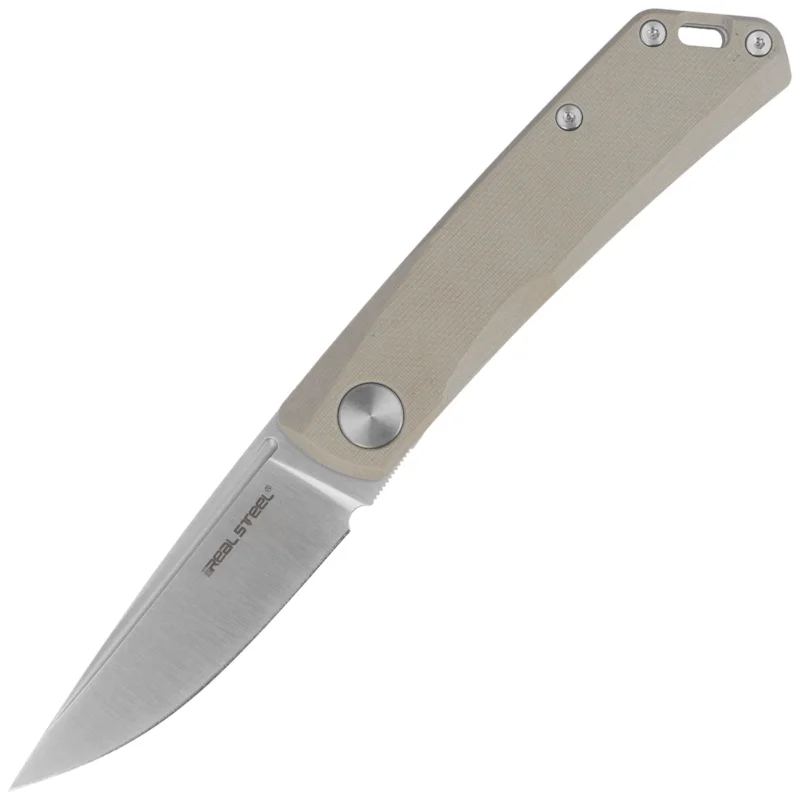Nóż składany Real Steel LUNA Lite Coyote G10, Satin D2 by Poltergeist Works (7033) Bestseller