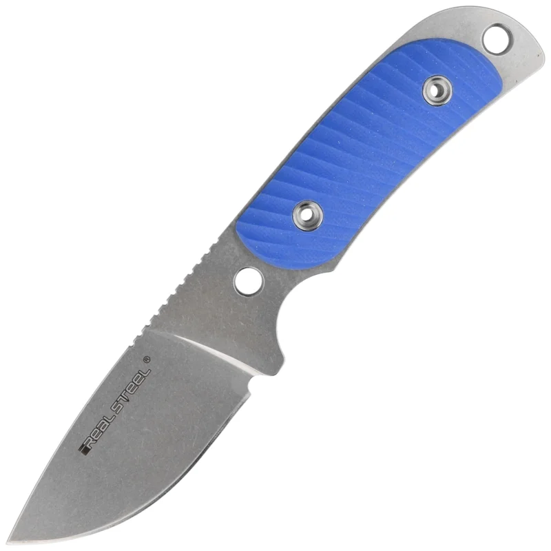 Nóż Real Steel Hunter 165 Blue G10, Stonewashed 12C27 (3534) Popularny