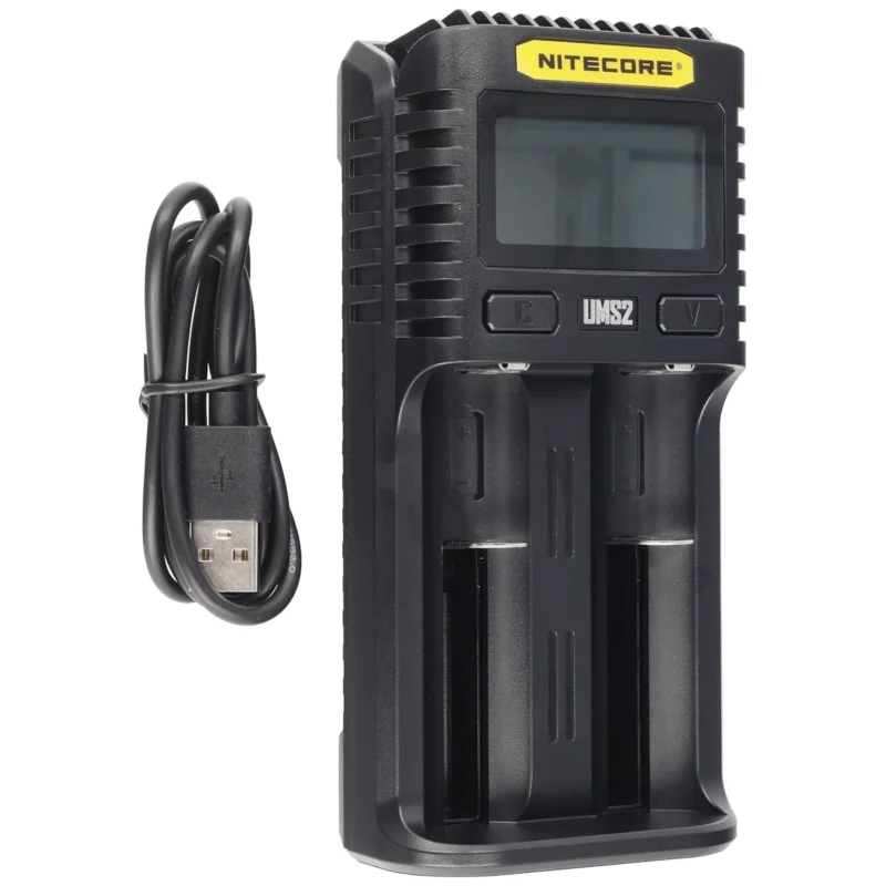 Wybór klientów Ładowarka Nitecore UMS2 Dual-Slot USB Fast Charger (UMS2)