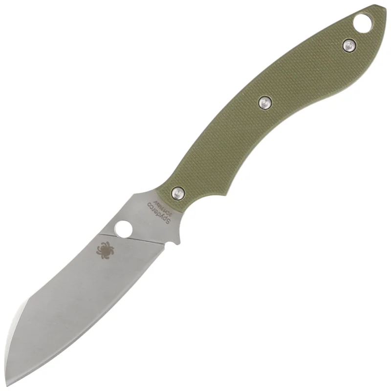 Nie przegap Nóż Spyderco Stok Drop Point Olive Drab G10, Satin 8Cr13MoV by Sjoerd Stok (FB50GOD)