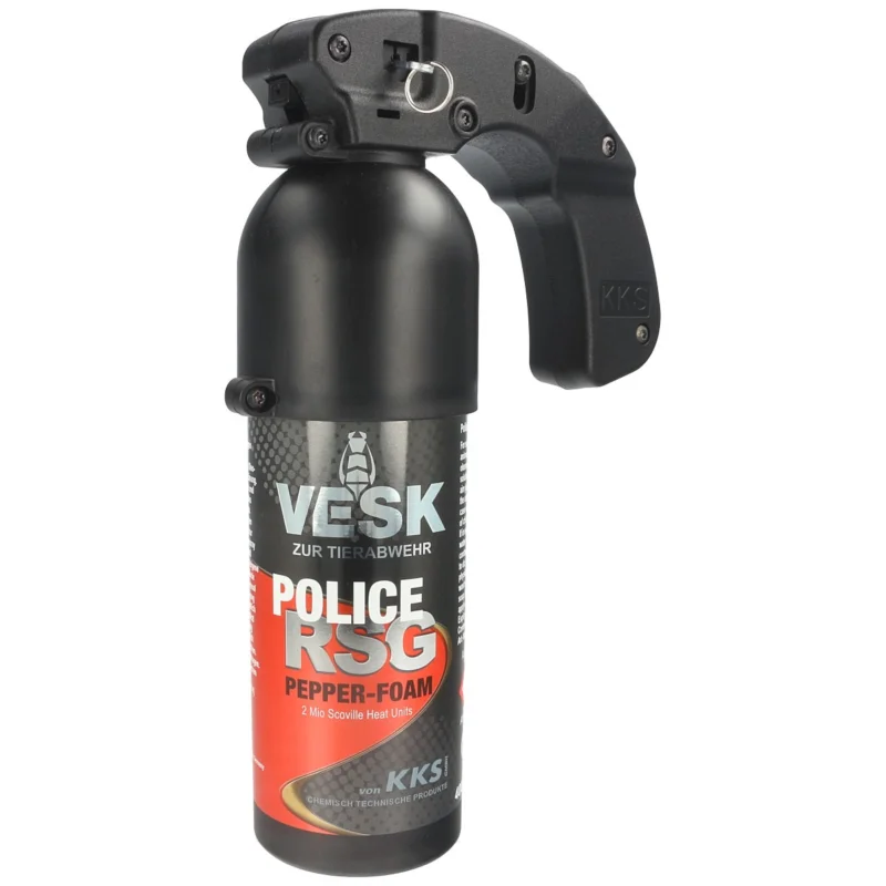 Bezpieczne zakupy Pepper Spray KKS VESK RSG Police Foam 2mln SHU, Stream 400ml (12400-F)
