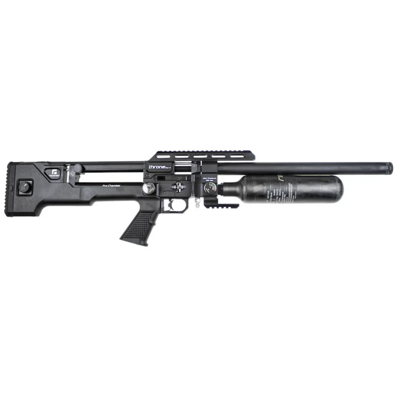 Wiatrówka PCP Reximex Throne Gen 2 Carbon 4.5 mm z regulatorem i tłumikiem Oferta limitowana