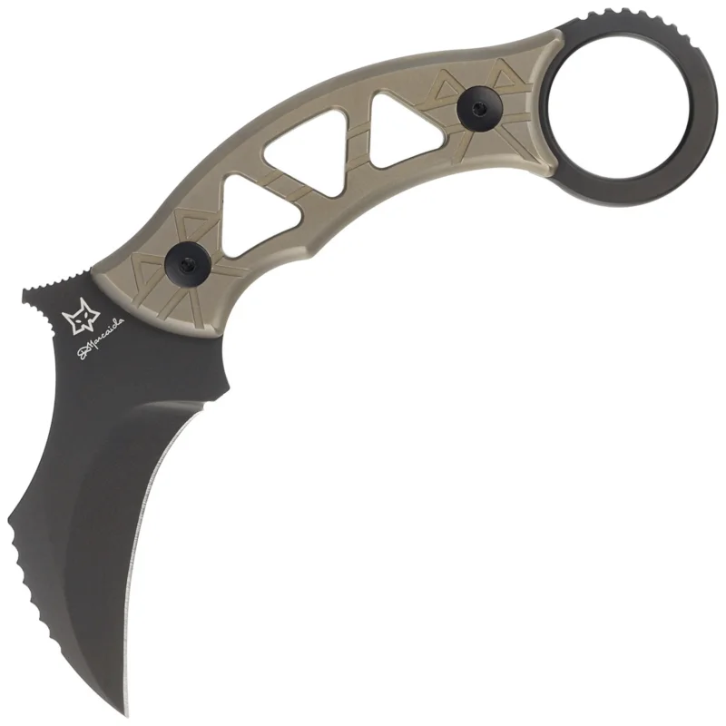 FOX Knife Tribal K Titanium Bronze, Black PVD M390 by Doug Marcaida (FX-803 TiPVD) Zamów dziś