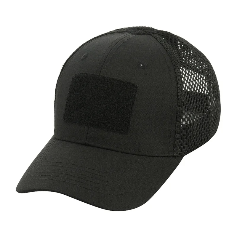 Oferta Czapka z daszkiem M-Tac Mesh Flex Rip-Stop z Velcro, Black (40570002)