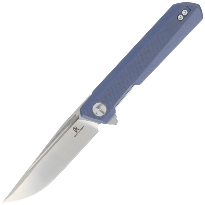 Promocja Bestechman Dundee Knife Grey G10, Stonewashed / Satin D2 by Ostap Hel (BMK01C)