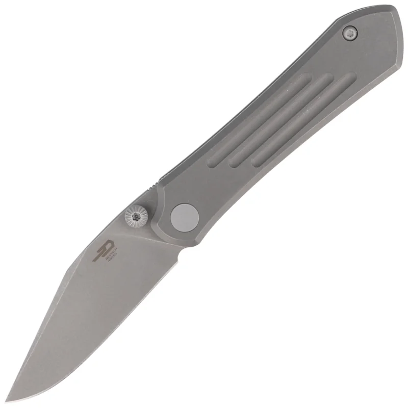 Ostatnia szansa Bestech Icarus Knife Dark Stonewashed Titanium, Dark Bead Blasted Stonewashed M390 by Nick Rogers (BT2302D)