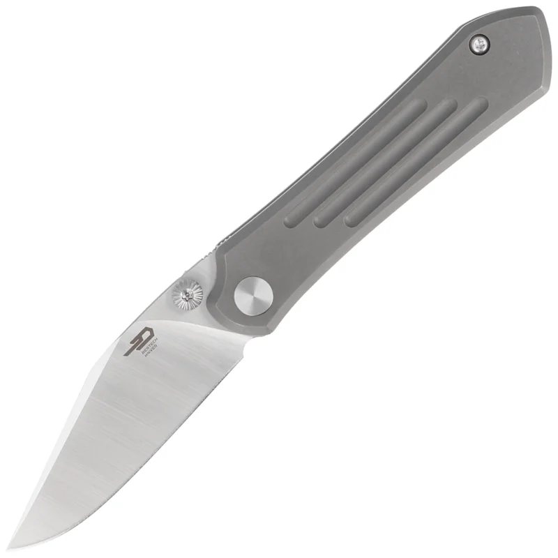 Nóż składany Bestech Icarus Dark Stonewashed Titanium, Satin M390 by Nick Rogers (BT2302C) Bezpieczna płatność