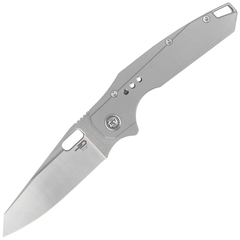 Bezpieczna płatność Nóż składany Bestech Nyxie Grey Titanium, Stonewashed/Satin CPM S35VN by Todd Knife and Tool (BT2209A)