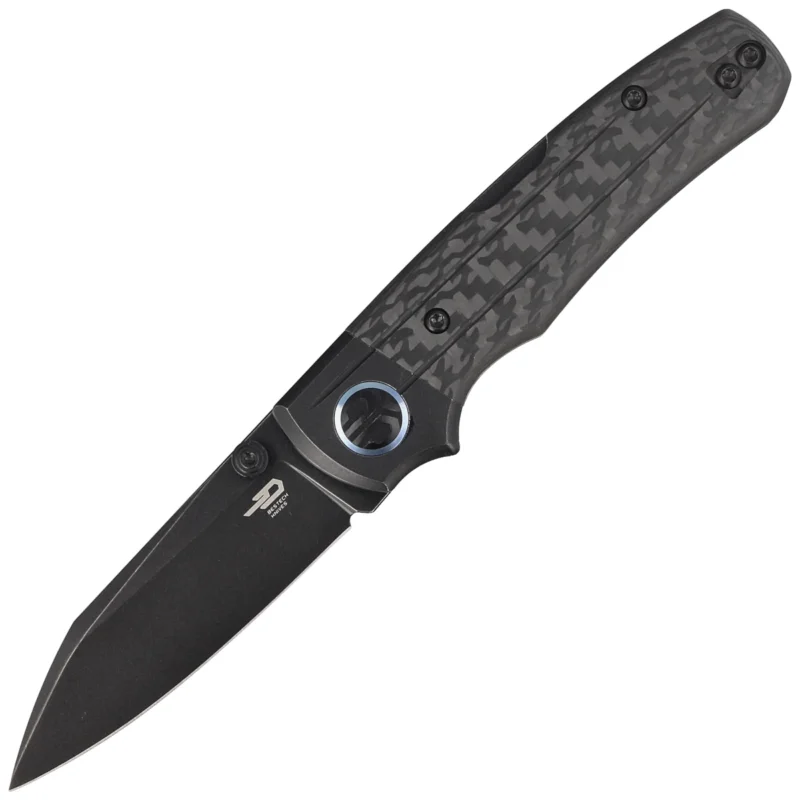 Bestech Tonic Black Titanium/Carbon Fiber, Black Stonewashed M390 by Colin Maisonpierre Knife (BT2204E) Wysoka jakość