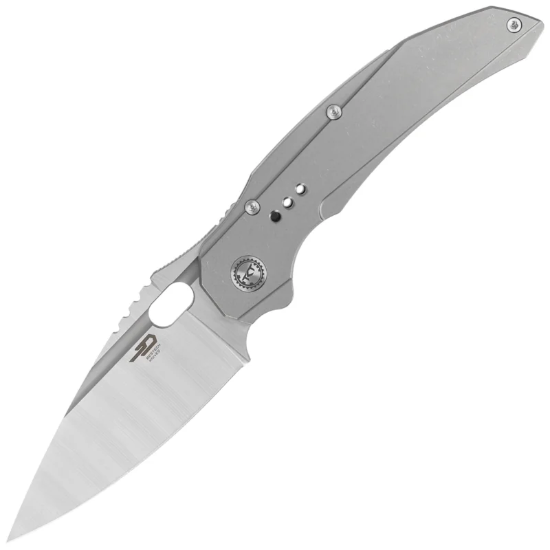 Nóż składany Bestech Exploit Grey Titanium, Satin CPM S35VN by Todd Knife and Tool (BT2005A) Premium
