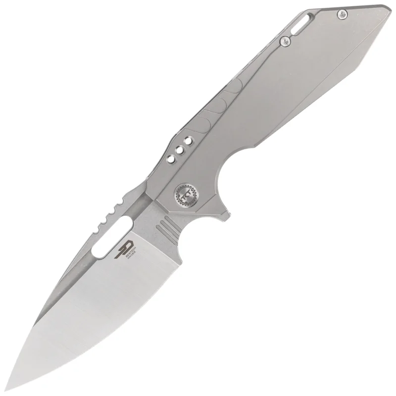 Bestech Knife Shodan Grey Titanium, Stonewashed / Satin CPM S35VN by Todd Knife and Tool (BT1910A) Oferta limitowana
