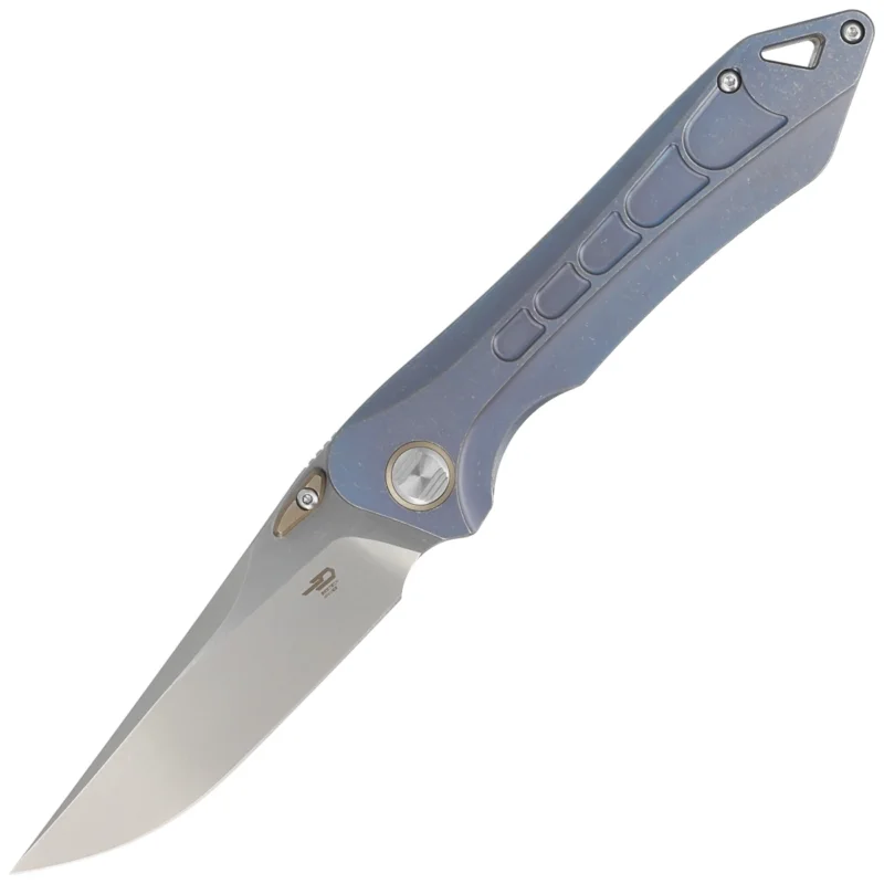 Tylko dziś Bestech Knife Supersonic Blue Titanium, Stonewashed / Satin CPM S35VN (BT1908B)