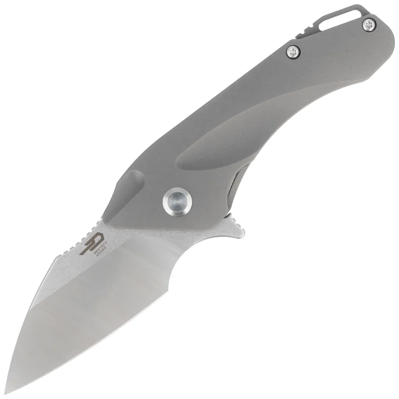 Nóż składany Bestech Goblin Grey Titanium, Stonewashed / Satin CPM S35VN (BT1711C) Darmowy zwrot